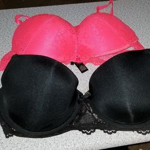 34B, 34C bras, Pink, XOXO brands